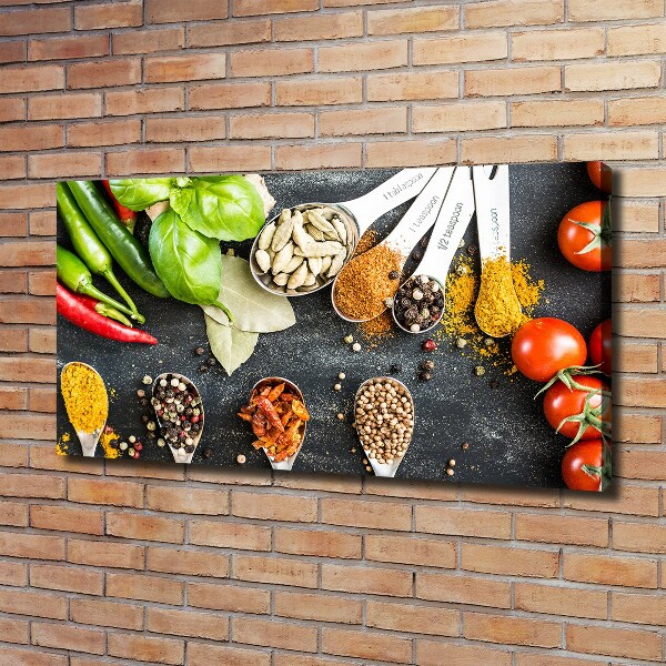 Canvas wall art A mixture of spices