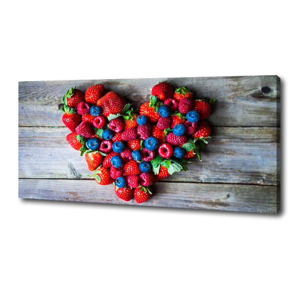 Canvas wall art Fruit heart