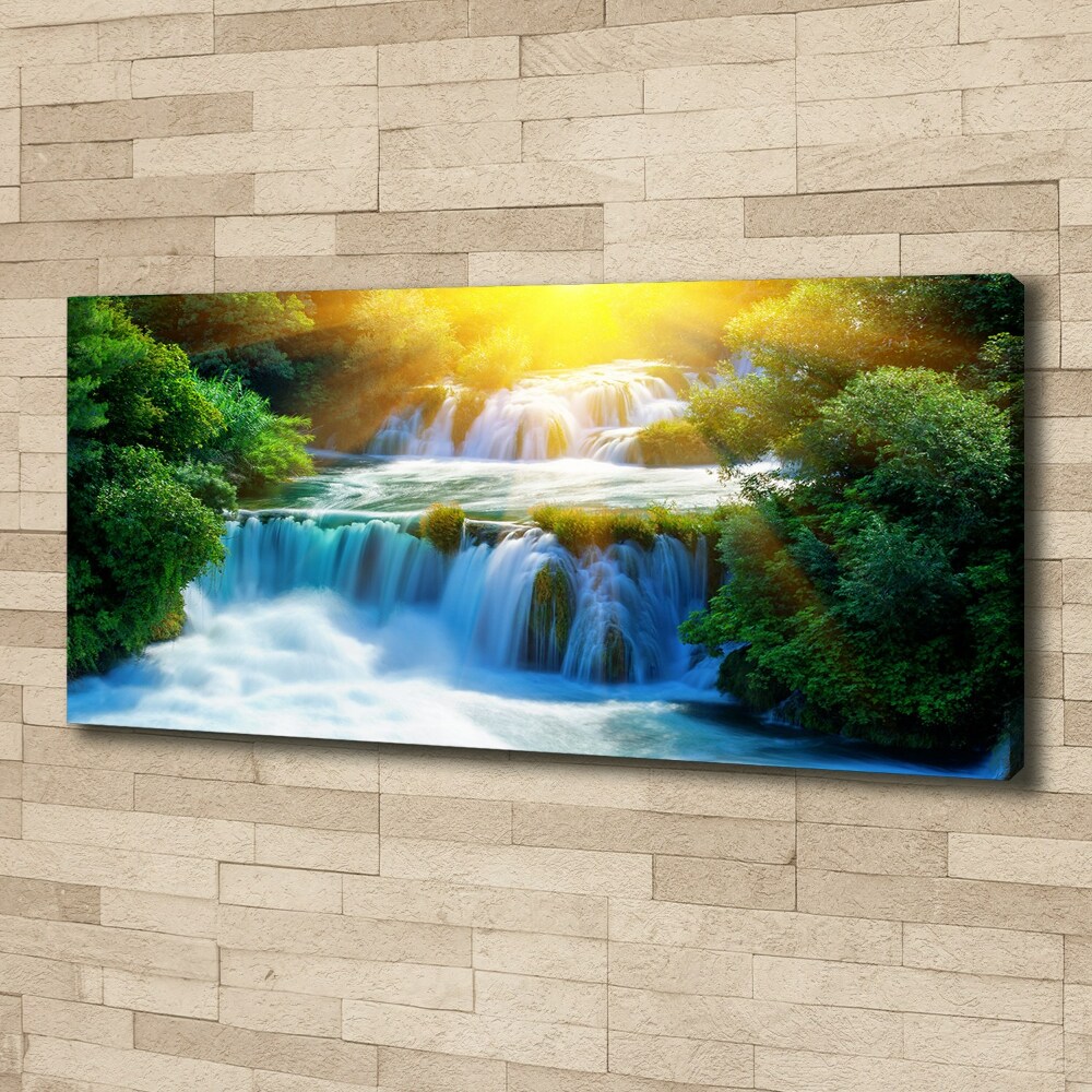 Canvas wall art KRKA waterfall