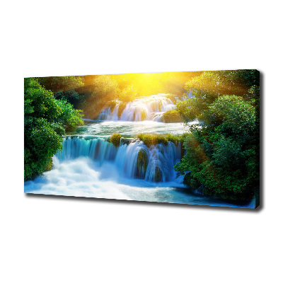 Canvas wall art KRKA waterfall