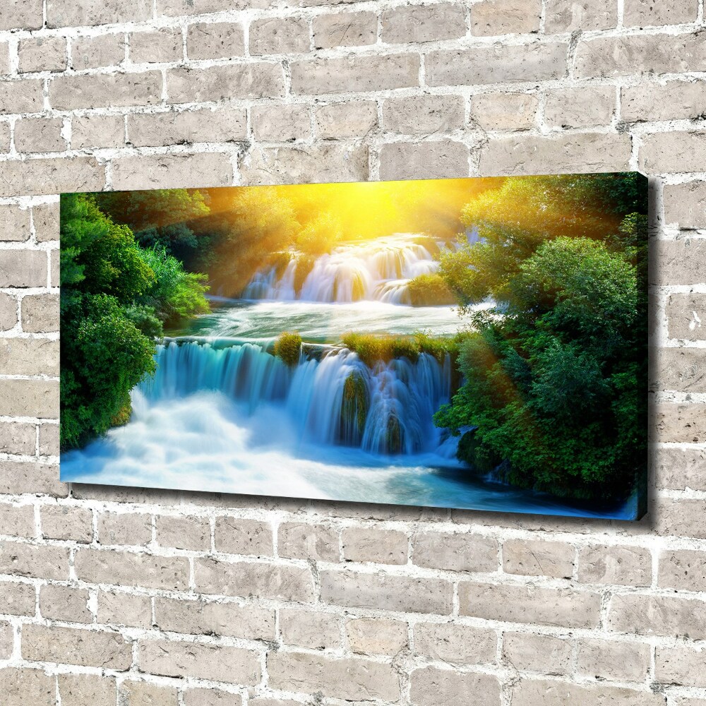 Canvas wall art KRKA waterfall