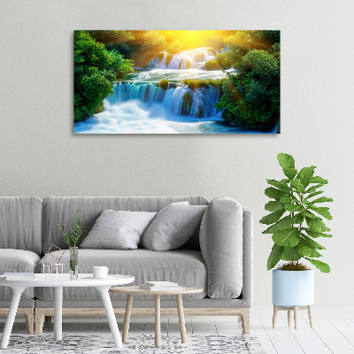 Canvas wall art KRKA waterfall