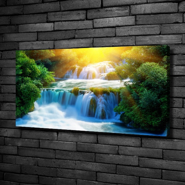 Canvas wall art KRKA waterfall