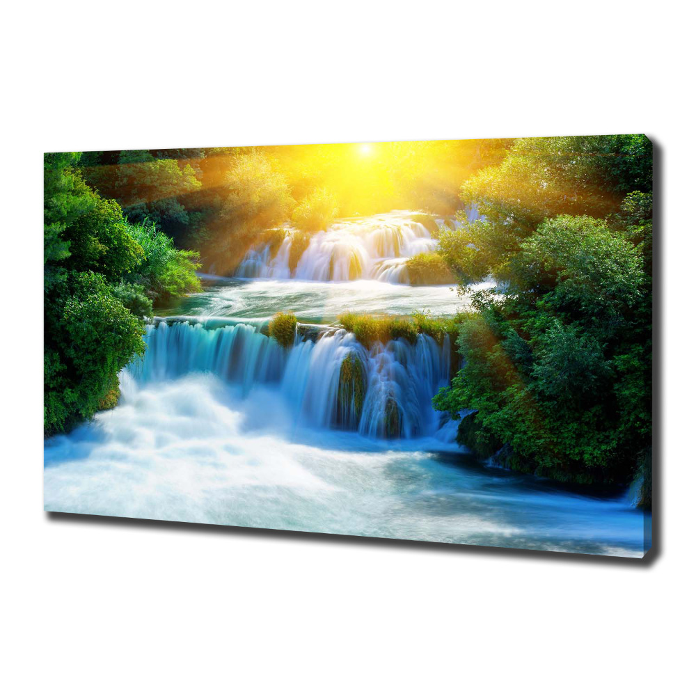 Canvas wall art KRKA waterfall