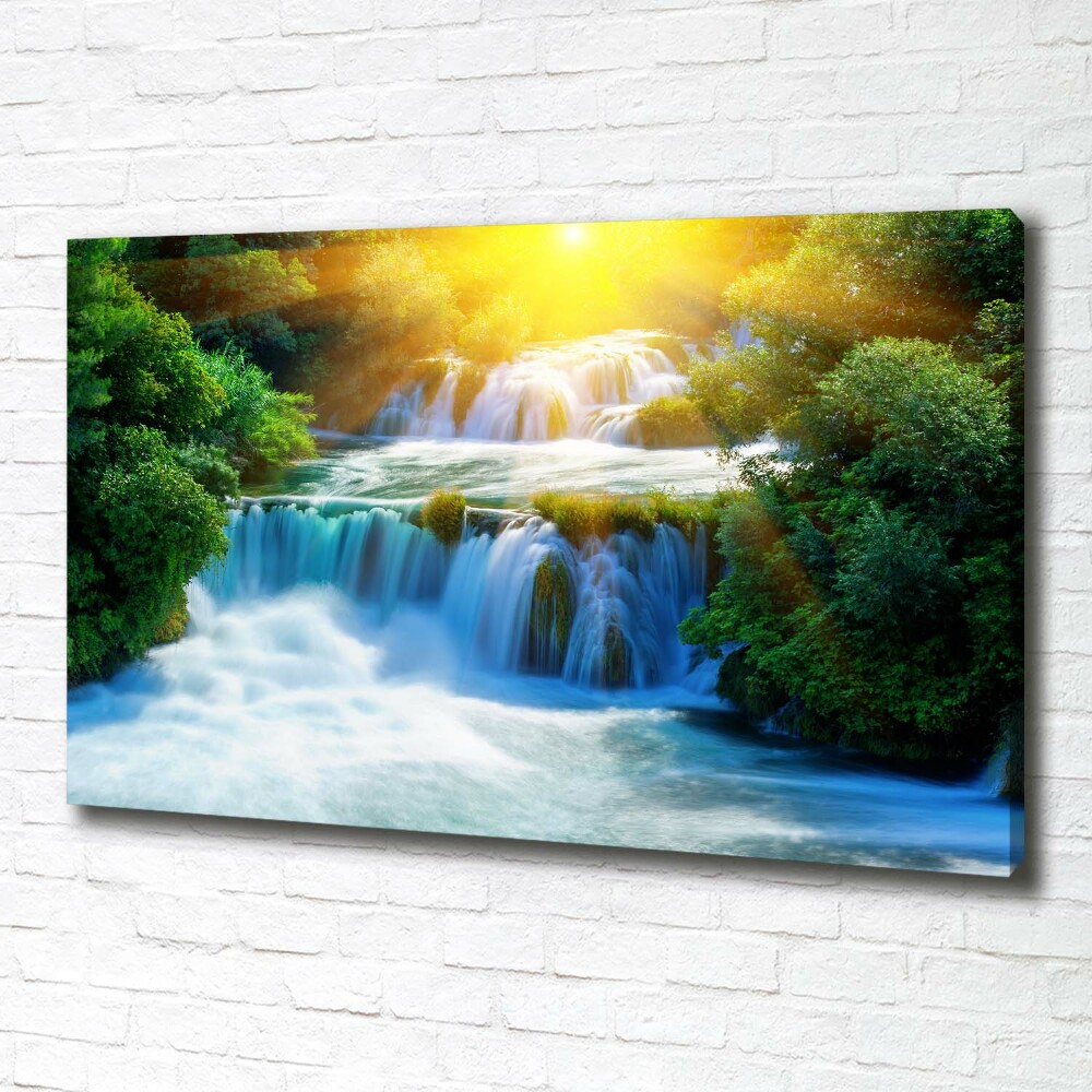 Canvas wall art KRKA waterfall