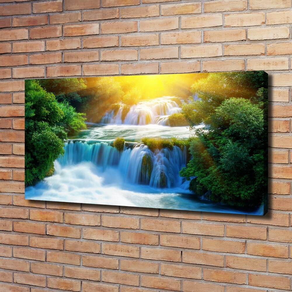 Canvas wall art KRKA waterfall