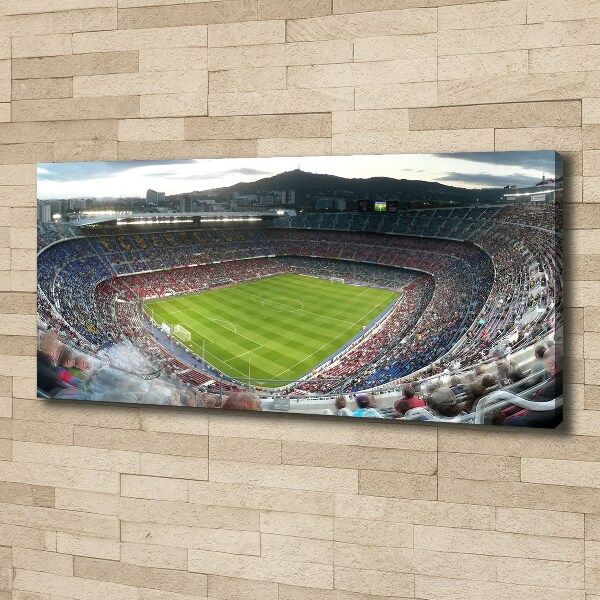 Canvas wall art Barcelona stadium