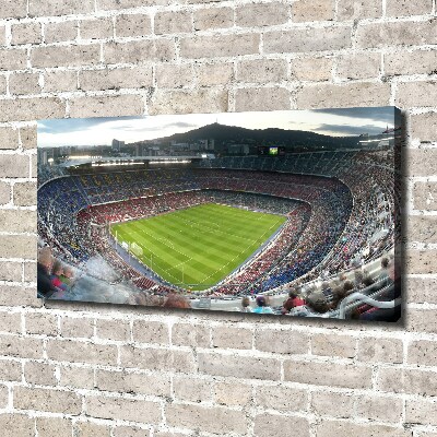 Canvas wall art Barcelona stadium