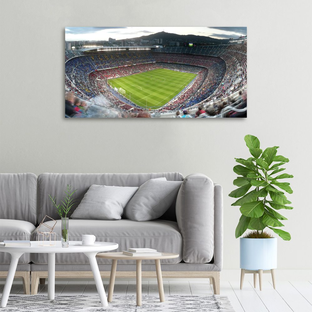 Canvas wall art Barcelona stadium