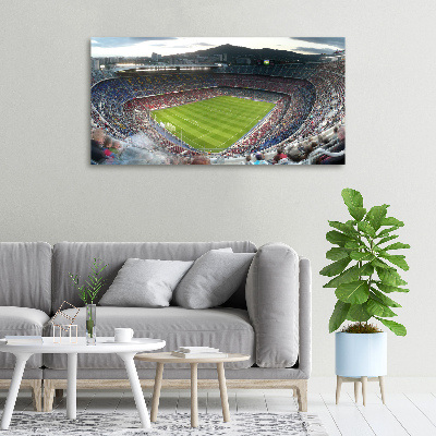 Canvas wall art Barcelona stadium