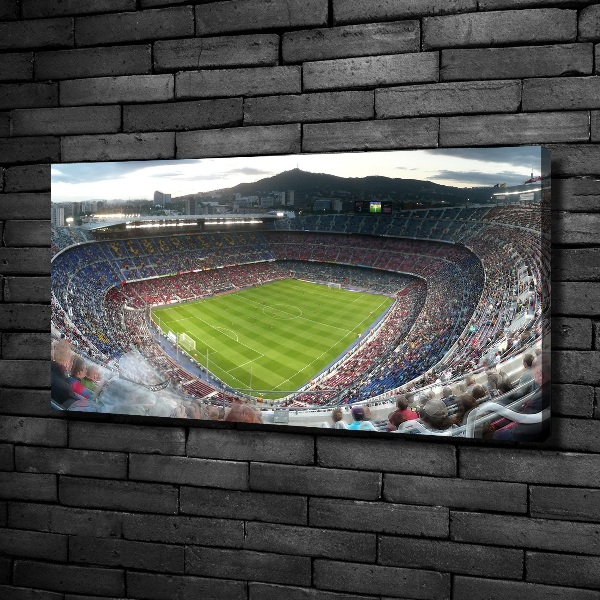 Canvas wall art Barcelona stadium