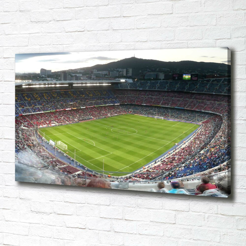 Canvas wall art Barcelona stadium