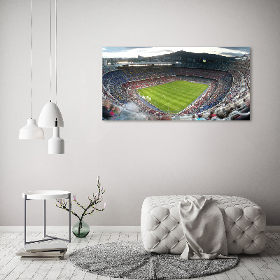 Canvas wall art Barcelona stadium