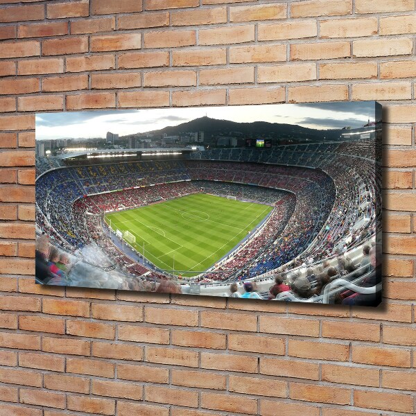 Canvas wall art Barcelona stadium