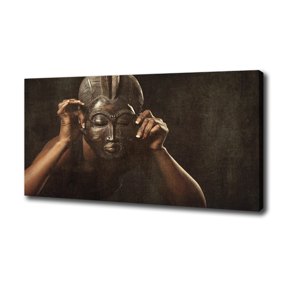 Canvas wall art African mask