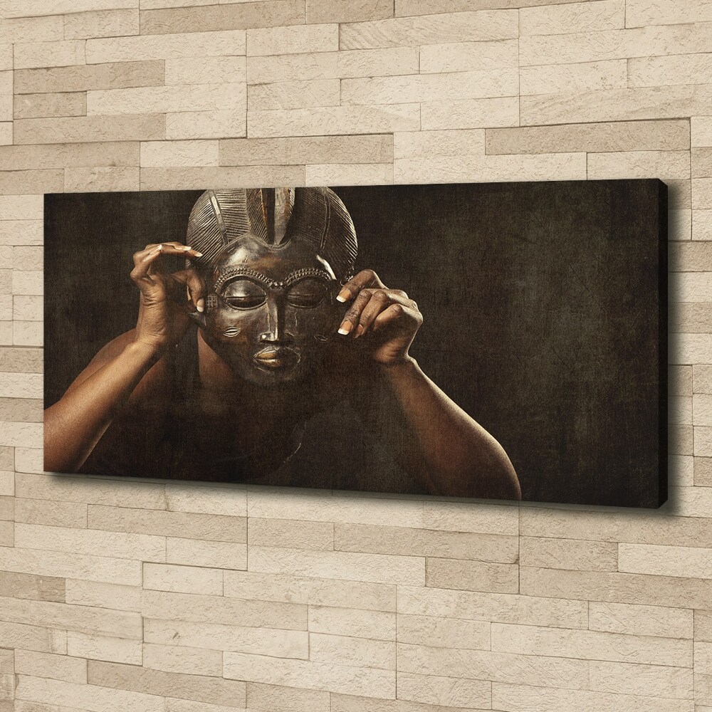 Canvas wall art African mask