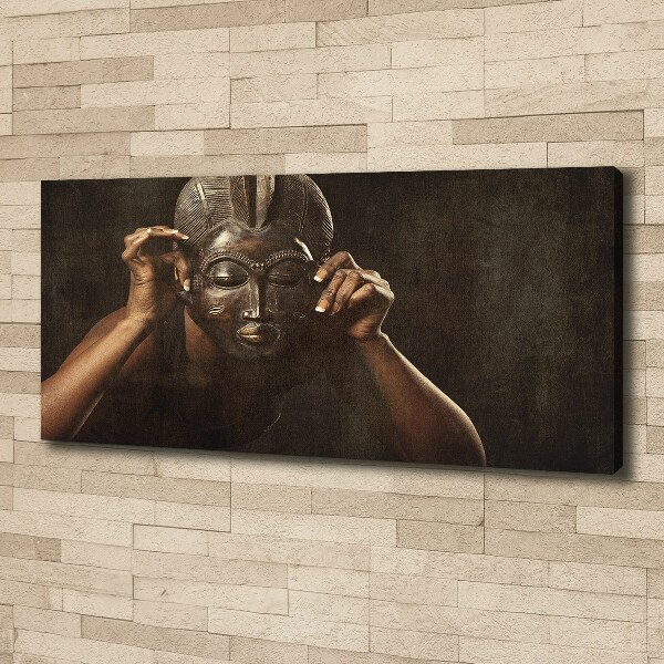 Canvas wall art African mask