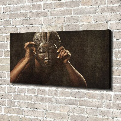 Canvas wall art African mask