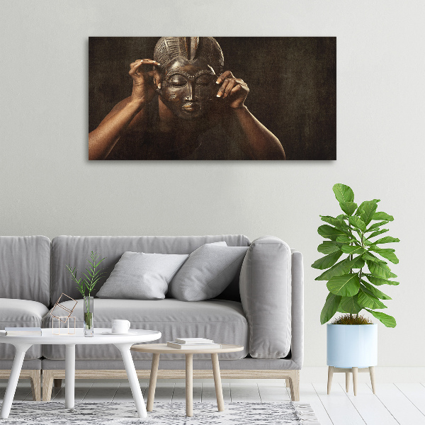 Canvas wall art African mask