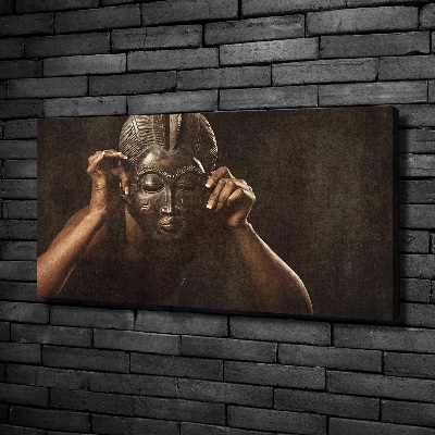 Canvas wall art African mask