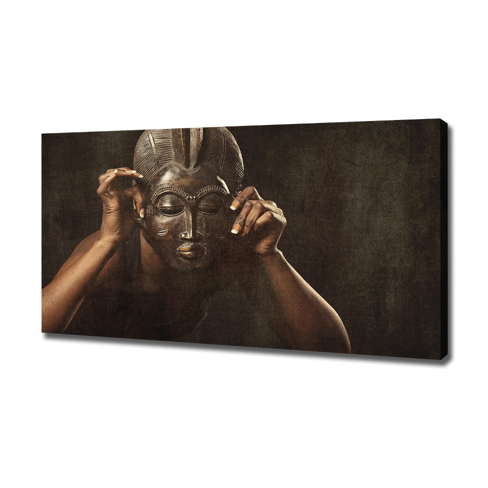 Canvas wall art African mask