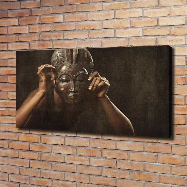 Canvas wall art African mask