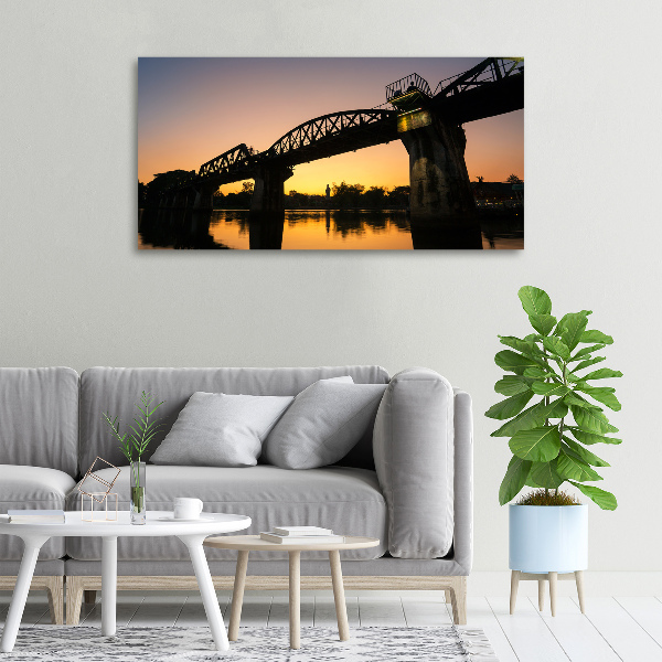 Canvas wall art A bridge in Thailand