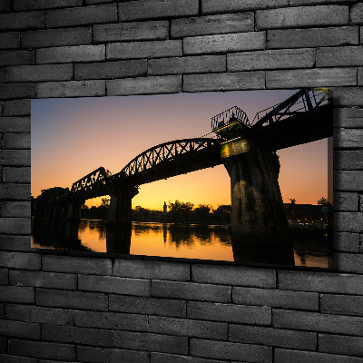 Canvas wall art A bridge in Thailand