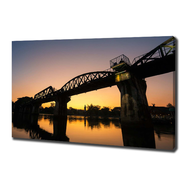 Canvas wall art A bridge in Thailand