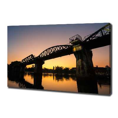 Canvas wall art A bridge in Thailand