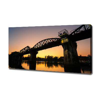 Canvas wall art A bridge in Thailand