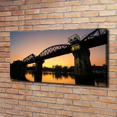 Canvas wall art A bridge in Thailand