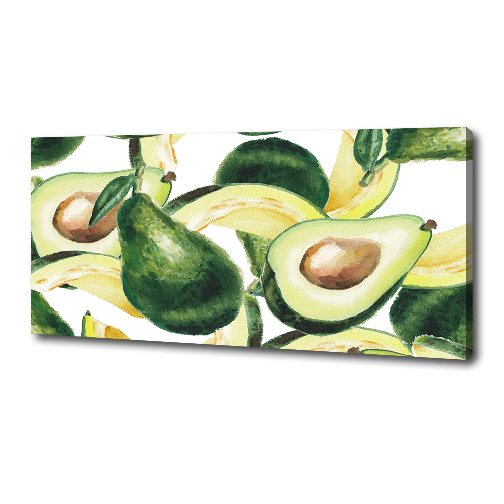 Canvas wall art An avocado