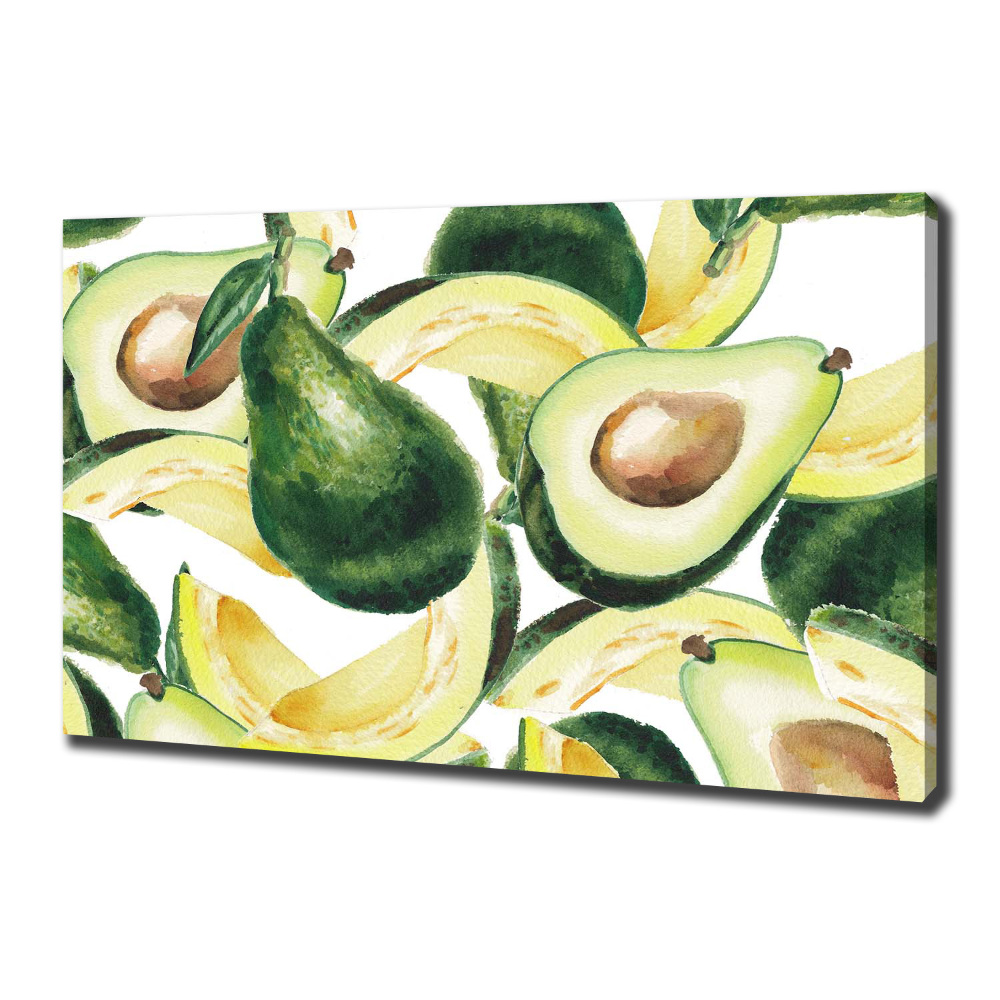 Canvas wall art An avocado