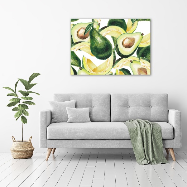 Canvas wall art An avocado