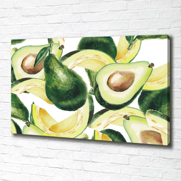 Canvas wall art An avocado