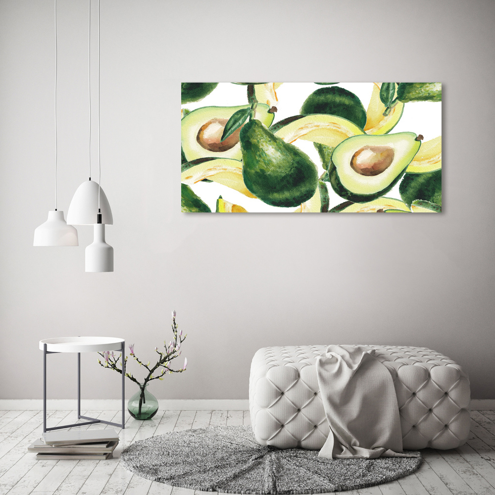 Canvas wall art An avocado