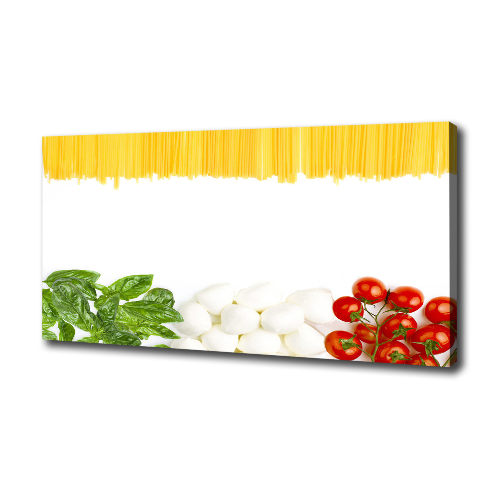 Canvas wall art Italian flag