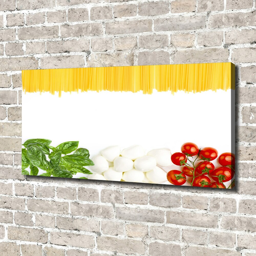 Canvas wall art Italian flag