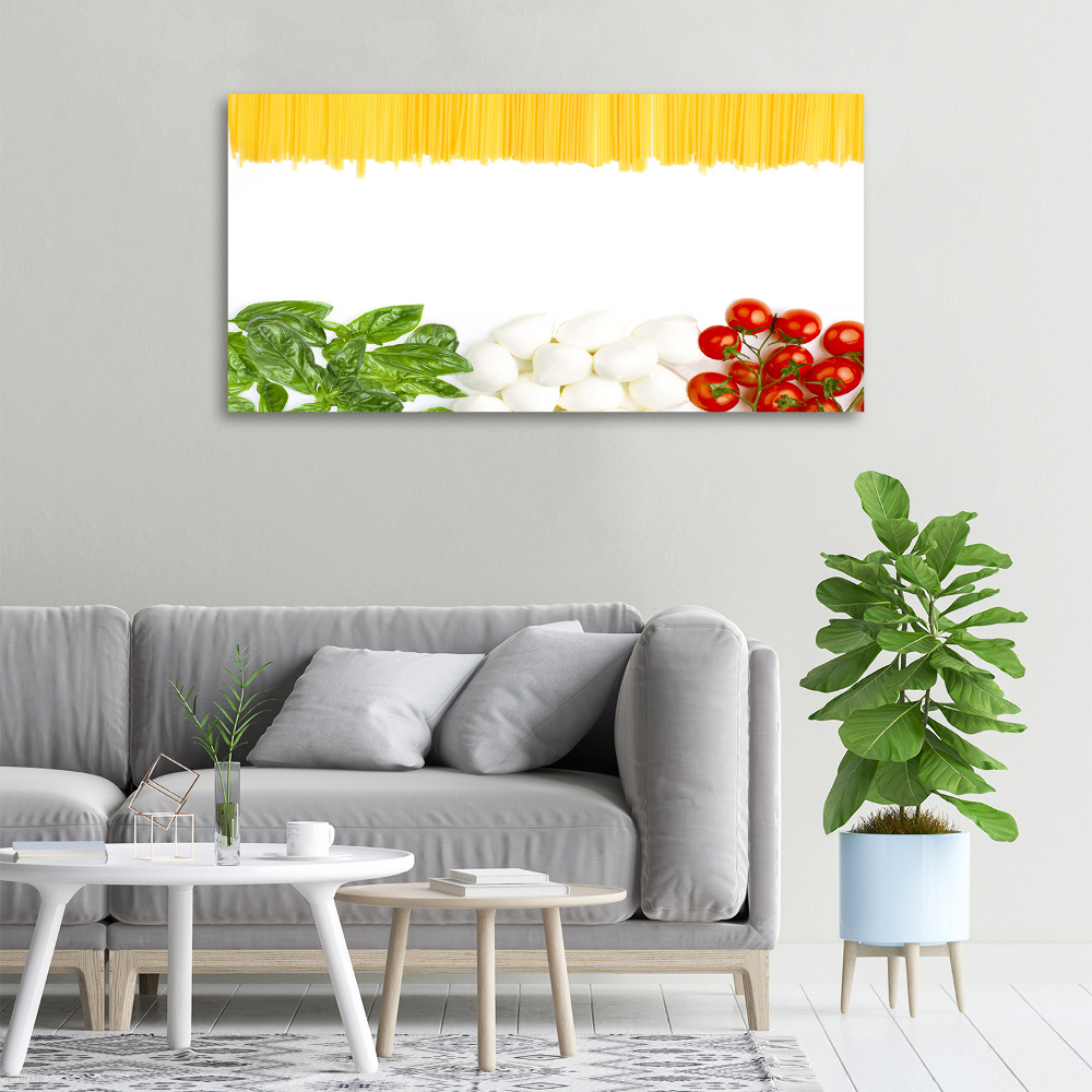 Canvas wall art Italian flag