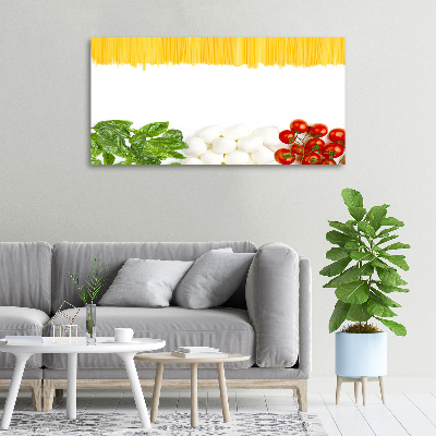 Canvas wall art Italian flag