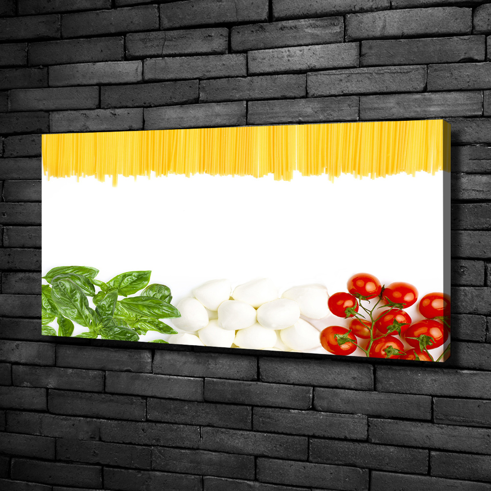 Canvas wall art Italian flag