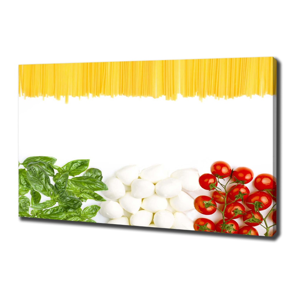 Canvas wall art Italian flag