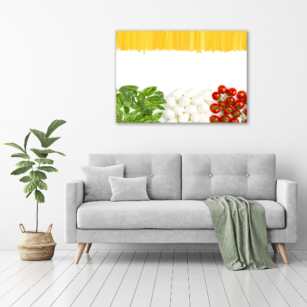 Canvas wall art Italian flag