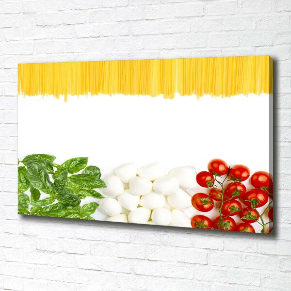 Canvas wall art Italian flag