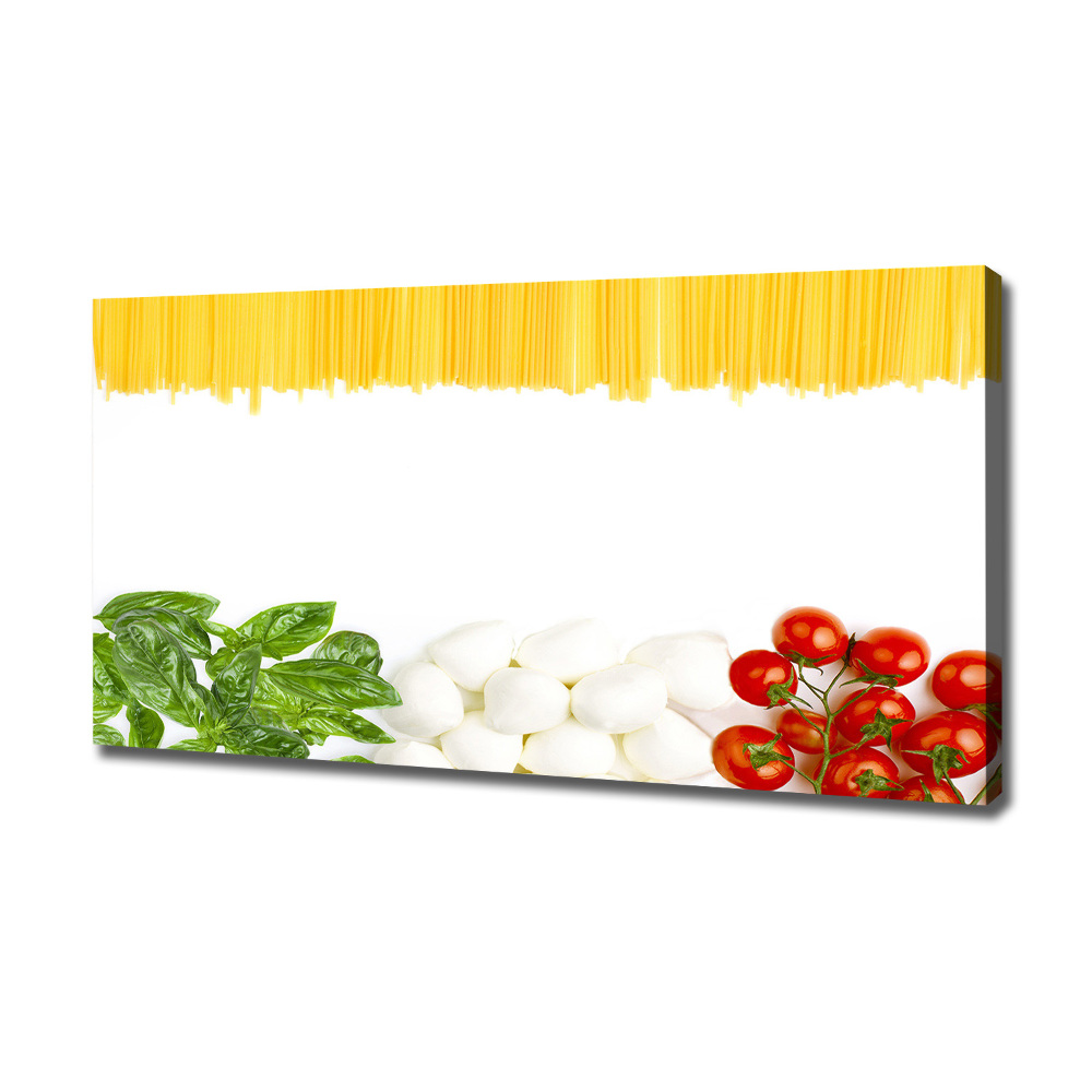 Canvas wall art Italian flag