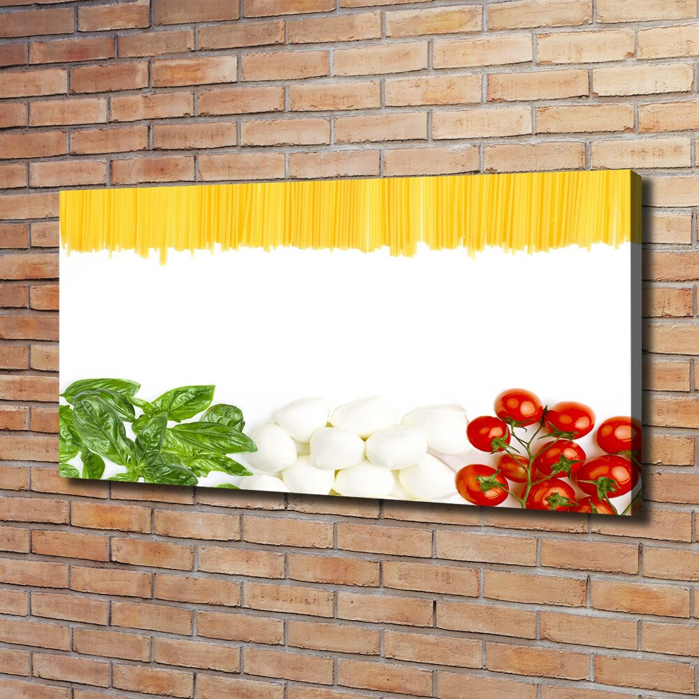 Canvas wall art Italian flag