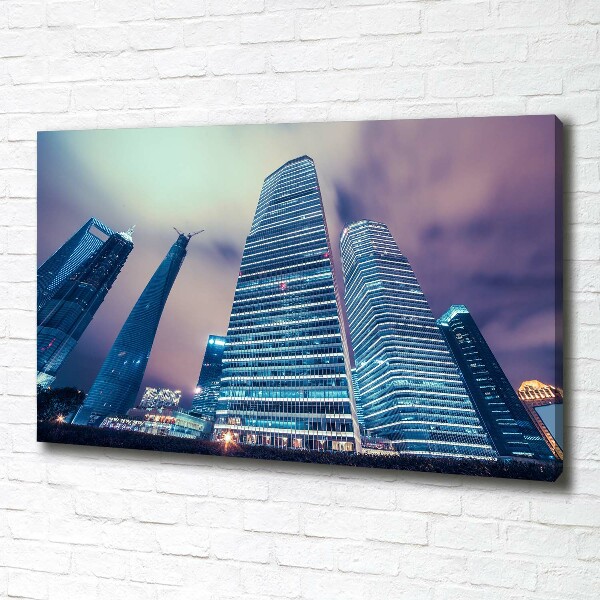 Canvas wall art Skyscrapers