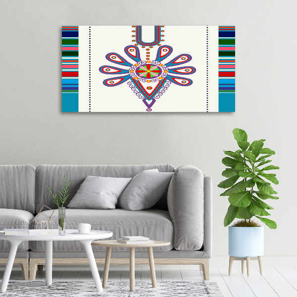 Canvas wall art Polish folk pattern