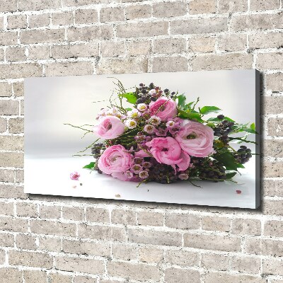 Canvas wall art Bouquet of roses